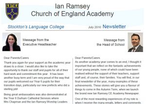 July 2016 newsletter