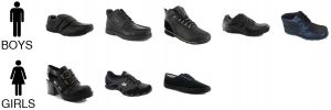 Unacceptable footwear