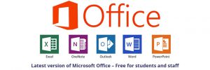 Latest version of Microsoft Office – Free for students and staff